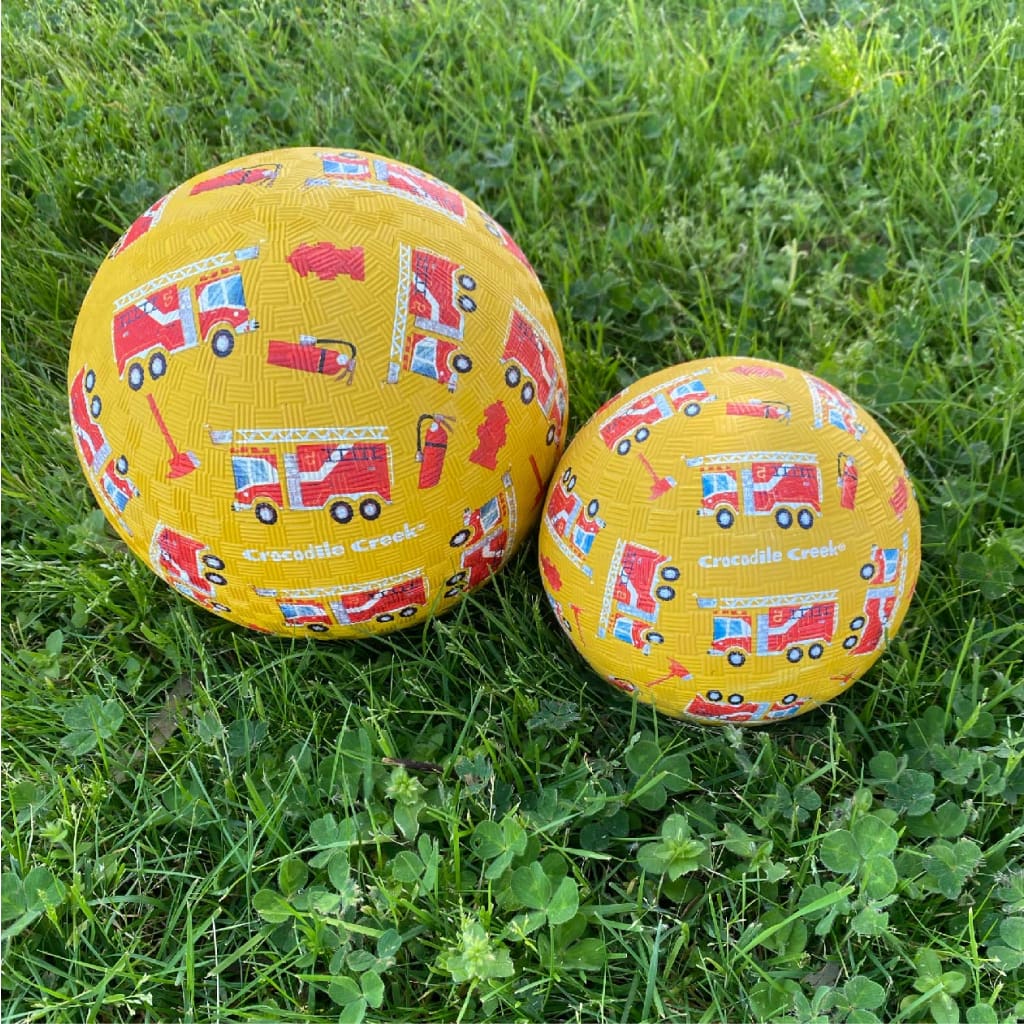 7 Inch Playground Ball - Fire Truck - Portable Play