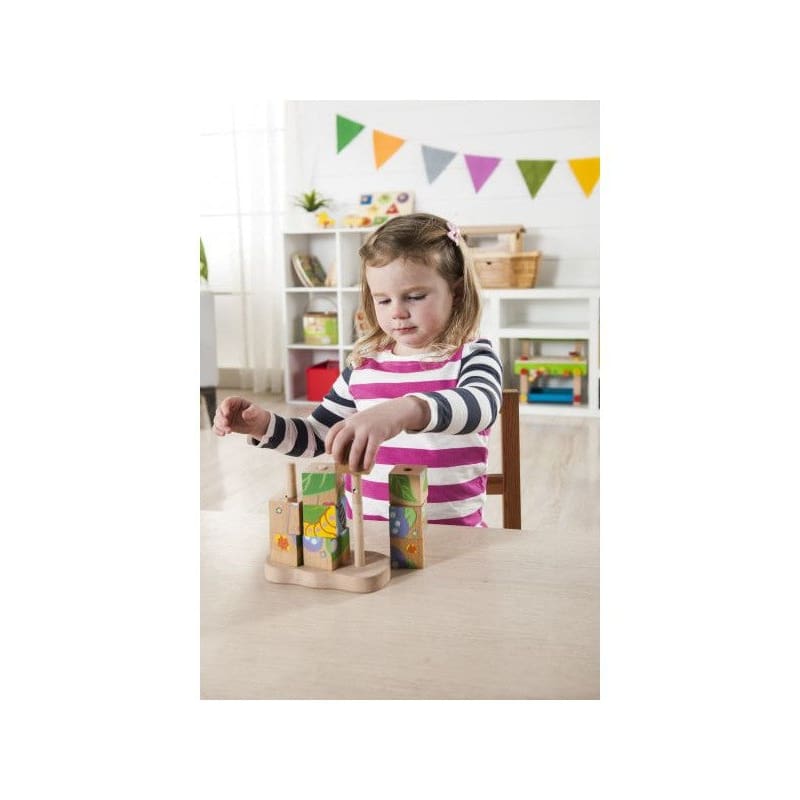 Amazon 9pc From Caterpillar to Butterfly Stacking Puzzle - Wooden Toys