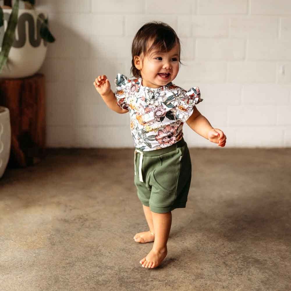 Australiana Organic Short Sleeve Bodysuit - Baby Clothes