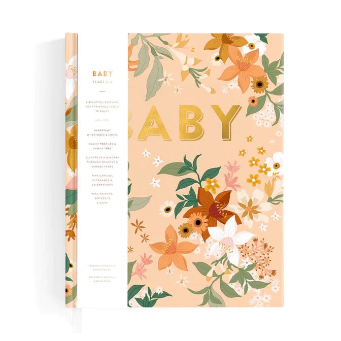 Baby Book Floral - For Mum