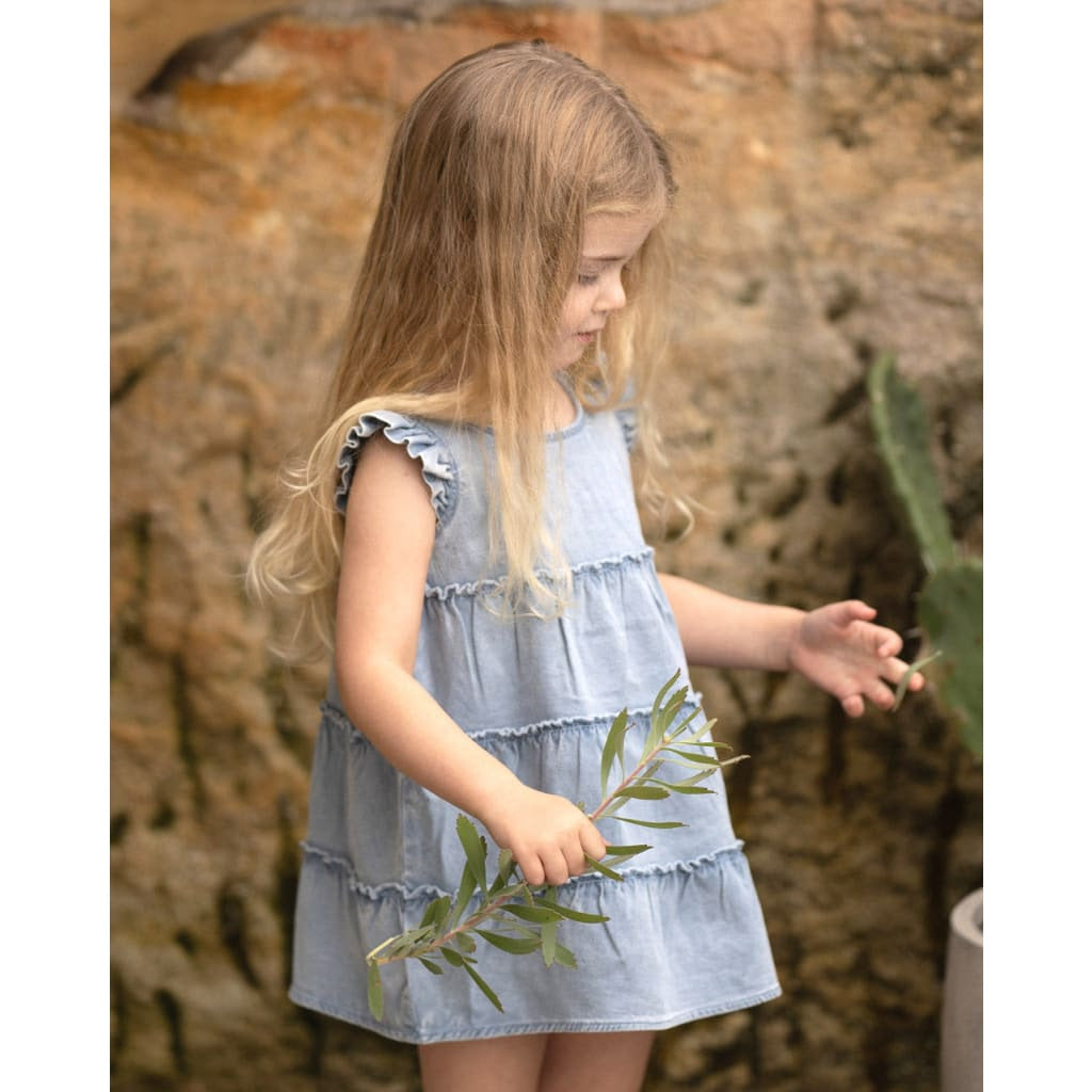 Baby Dress Tiered - Indiana - Girls Baby Clothing