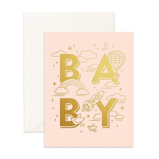 Baby Universe Greeting Card Cream - Gifts