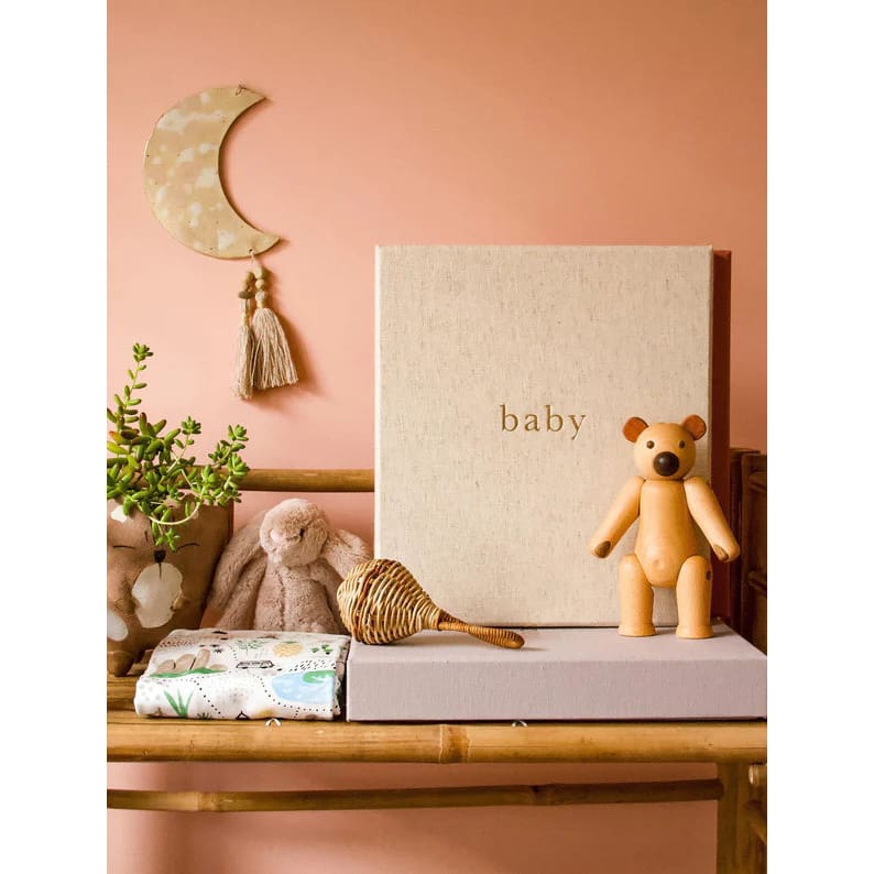 Baby Your First Five Years Boxed - Various Colours - Oatmeal - Baby Journals