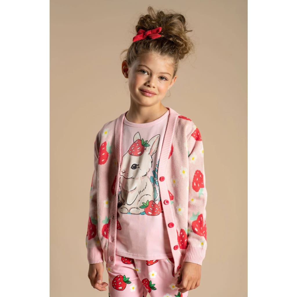 Berry Much Knit Cardigan - Girls Clothing