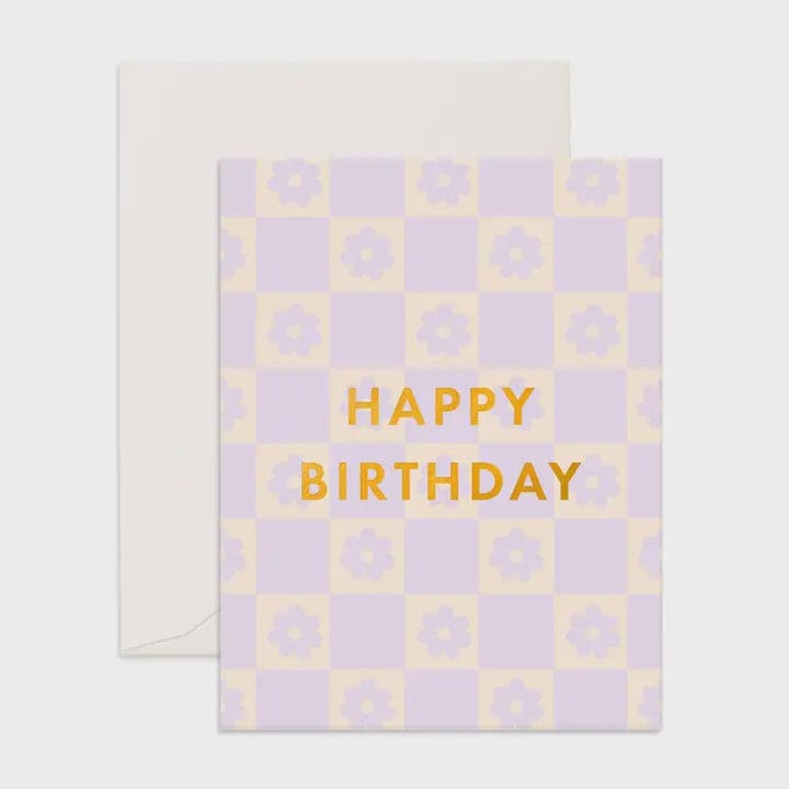 Birthday Lilac Daisy Greeting Card - Cards