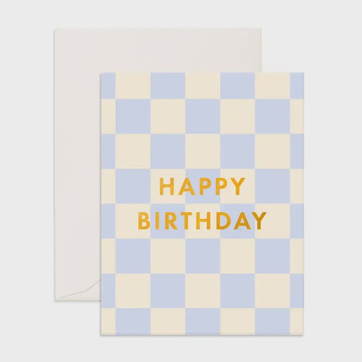 Birthday Powder Check Greeting Card - Cards