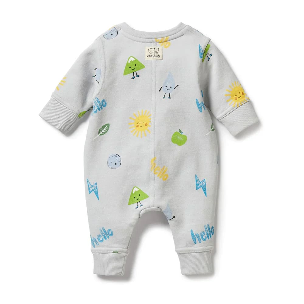 Bluebell Organic Terry Growsuit - Baby Boy Clothing