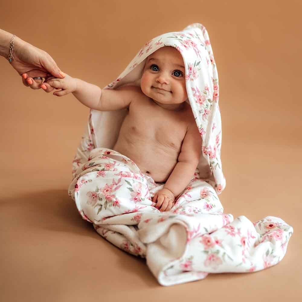 Camille Organic Hooded Baby Towel - Baby