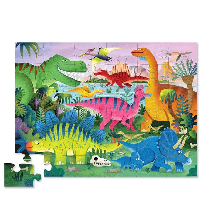 Classic Floor Puzzle 36pc - Dino Land - Toys