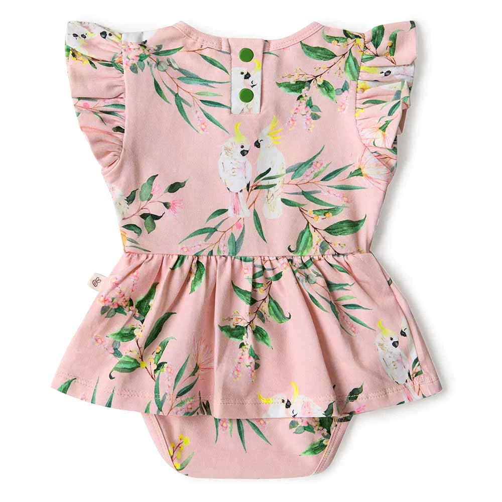 Cockatoo Organic Dress - Girls Baby Clothing