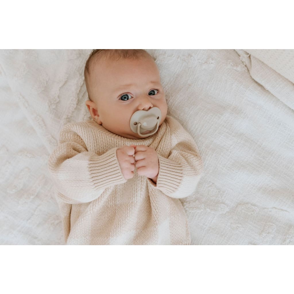Cream Check Pullover - Girls Baby Clothing