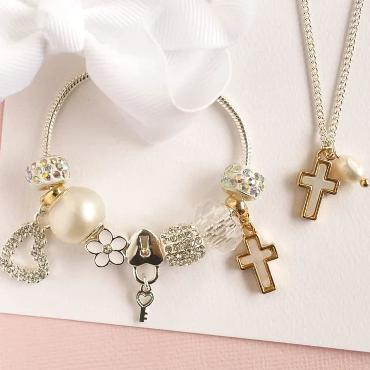 Cross Charm Bracelet - Jewellery