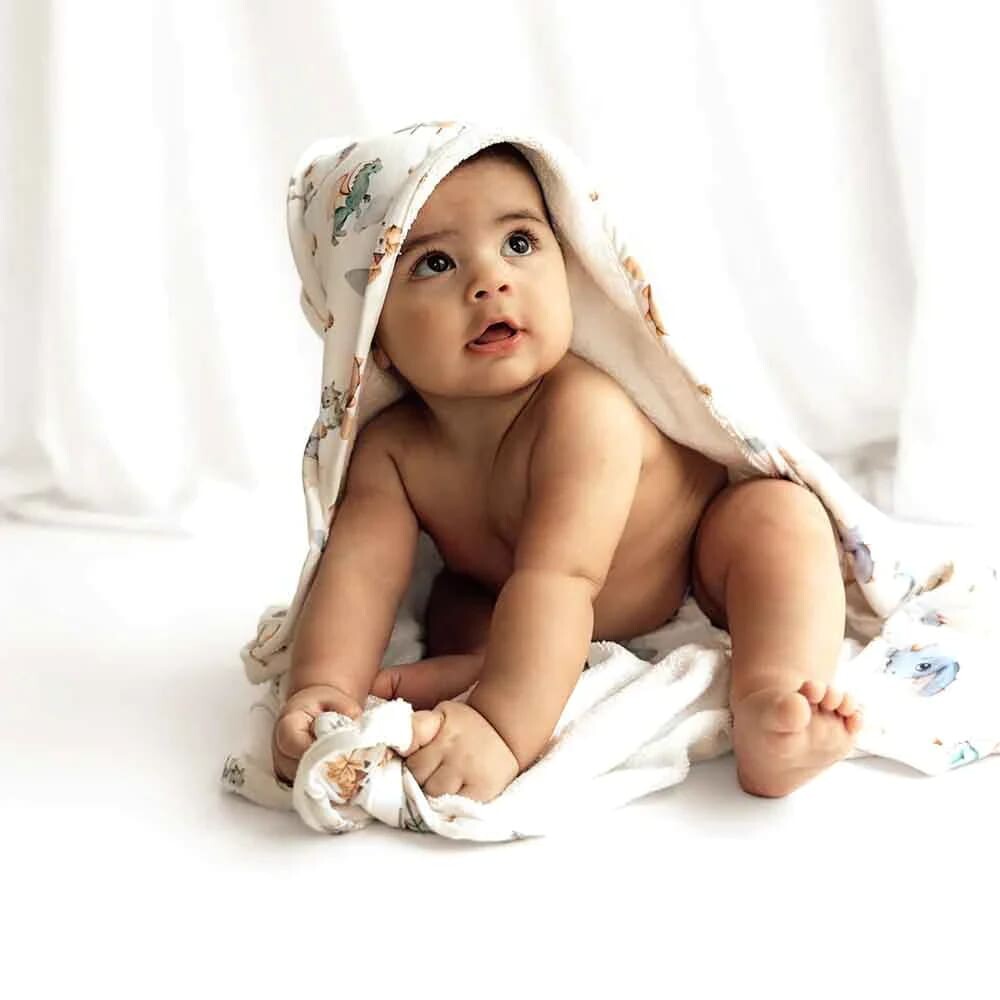 Dragon Organic Hooded Baby Towel - Hooded Towels