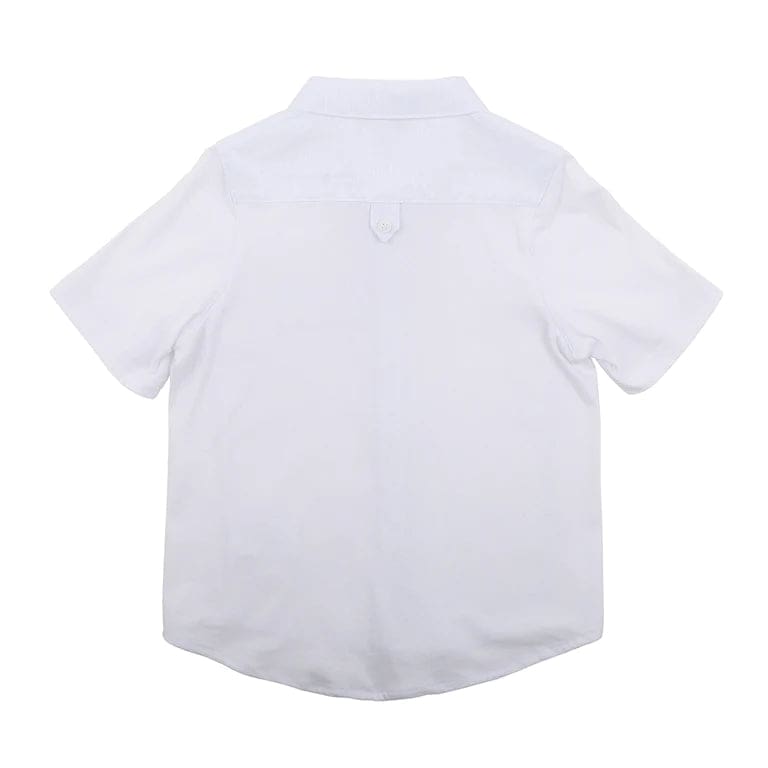 Edward Knit Linen Shirt 3-7yrs - Clothing