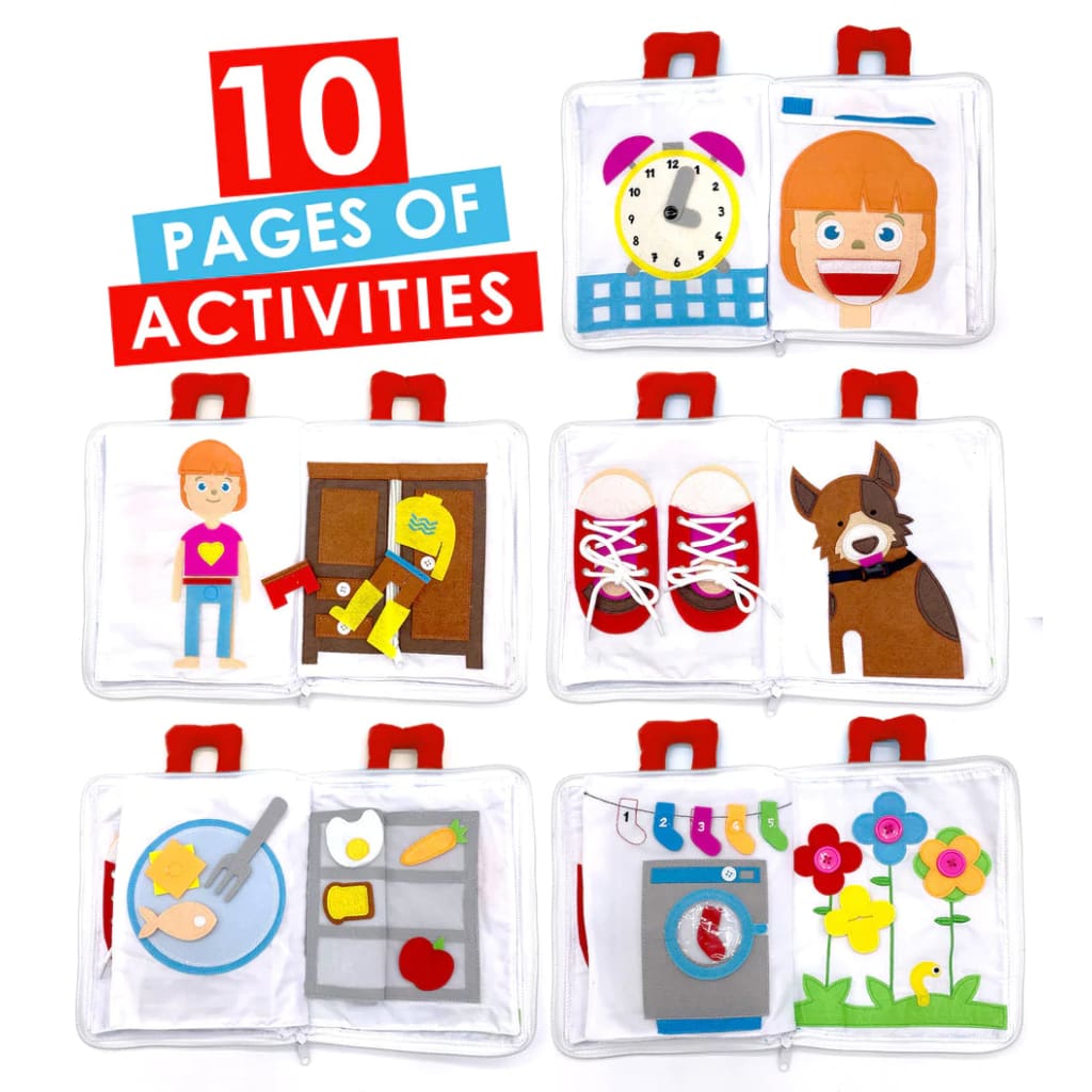 Fabric Activity Book - My Big Day (Red Cover) - Books