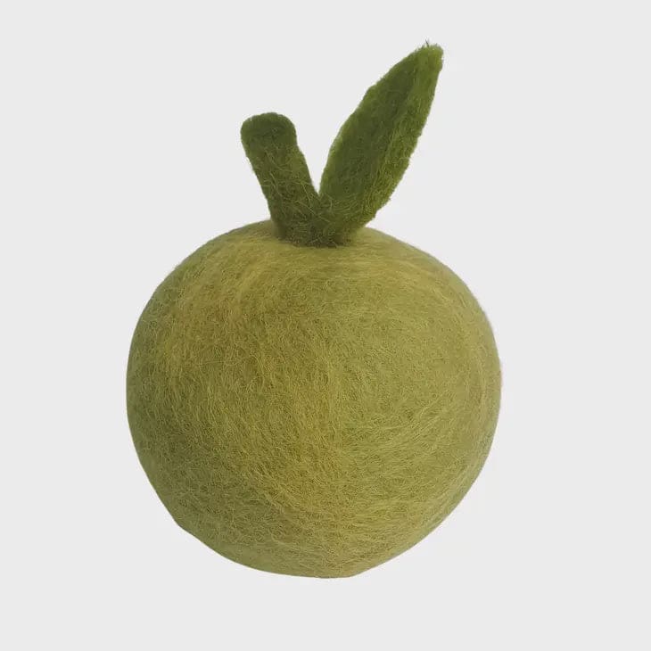 Felt Green Apple - Kitchen Toys