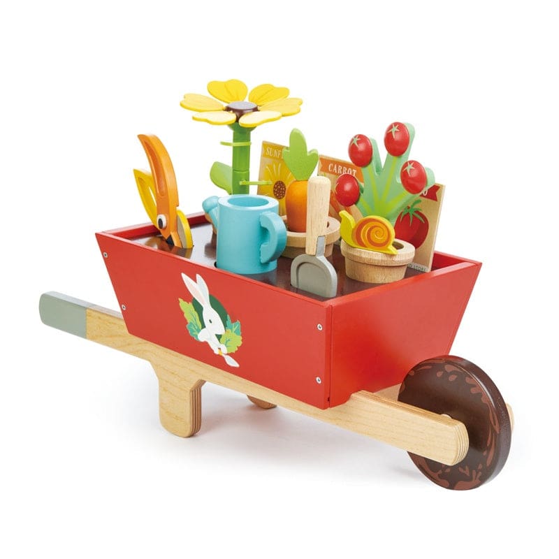 Garden Wheelbarrow Set - Wooden Toys