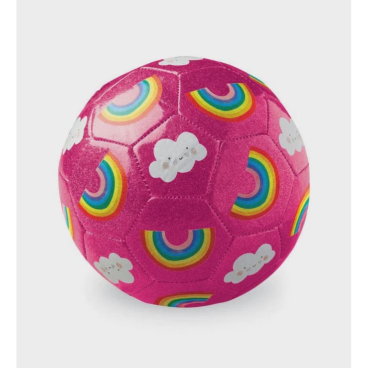 Glitter Soccer Ball - Rainbow (Size 3) - Toys