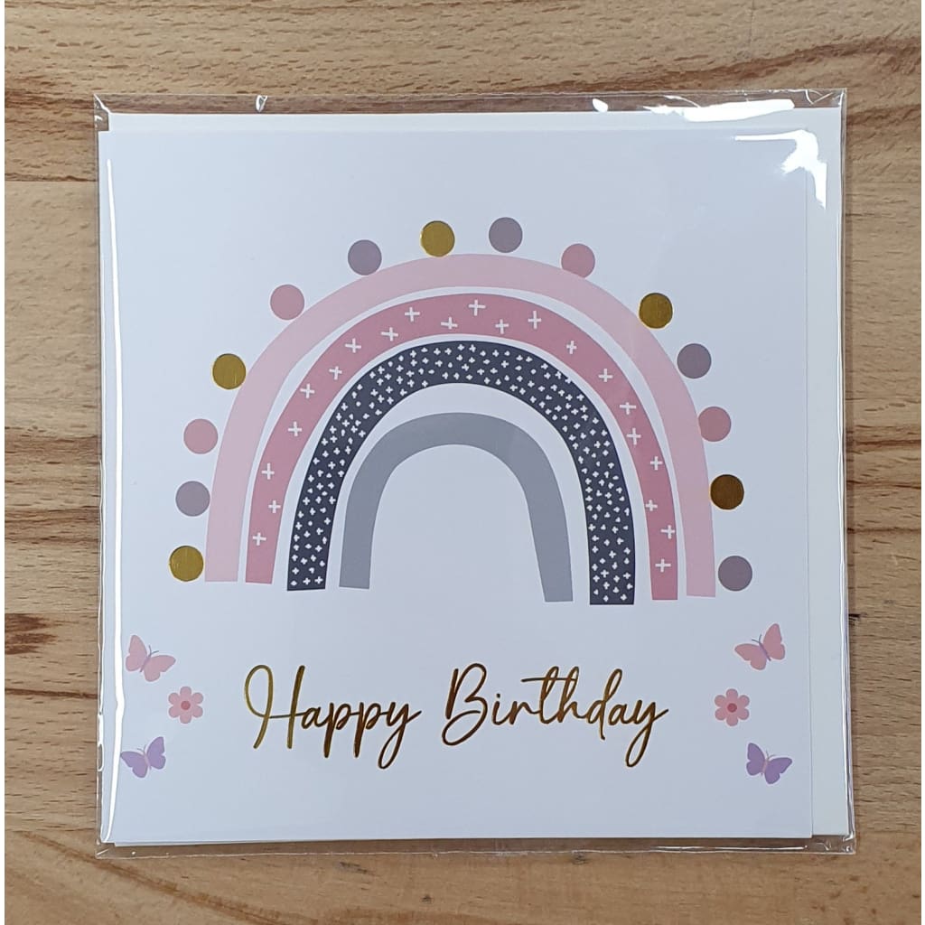 Greeting Card - Petite Vous - Happy Birthday Rainbow - Greeting Cards