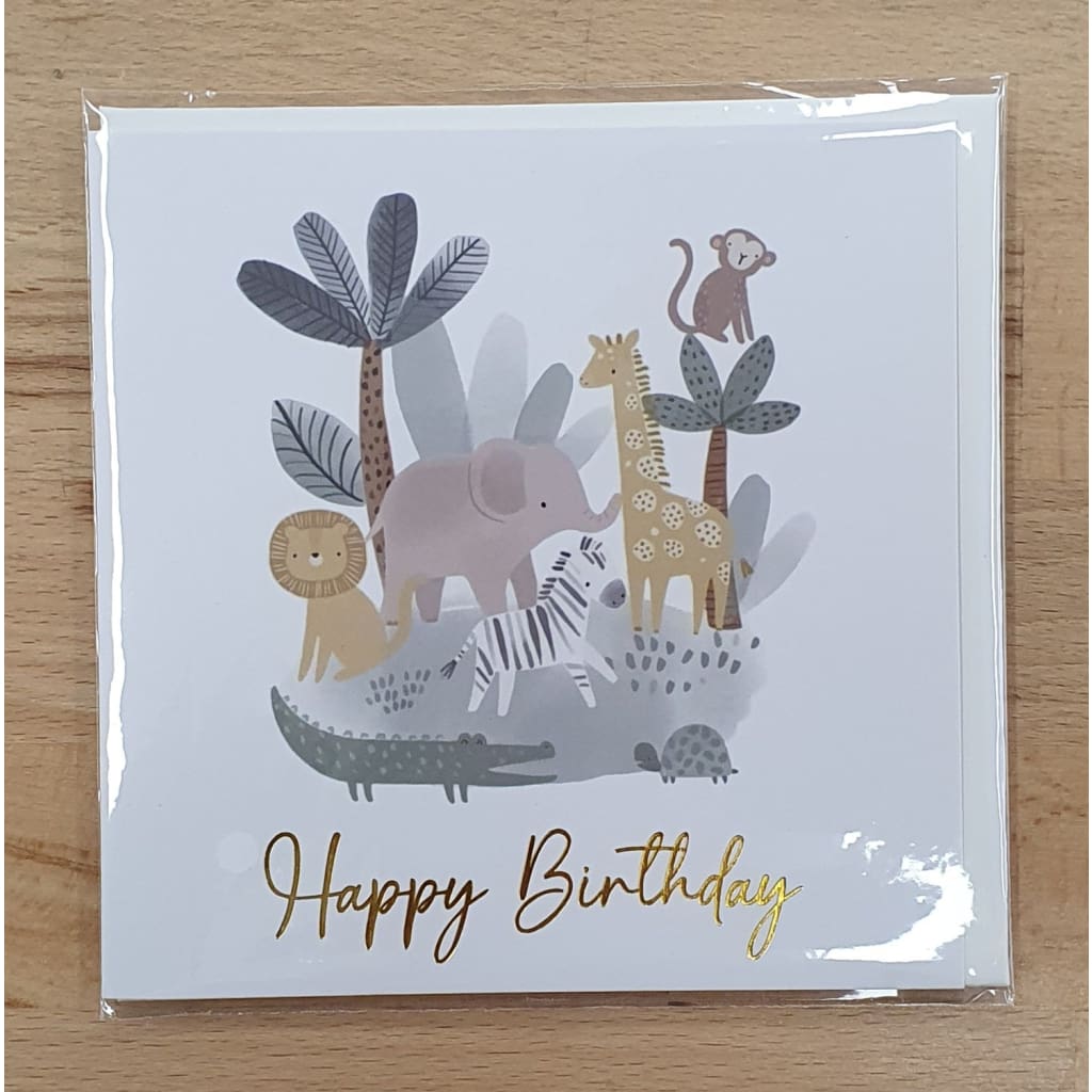 Greeting Card - Petite Vous - Happy Birthday Safari - Greeting Cards