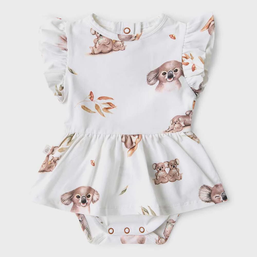 Koala Organic Dress - Baby Girl Clothing