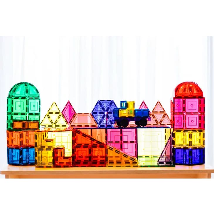 Learn &amp; Grow Magnetic Tiles - Dome Pack (18 piece) - Magnetic Toys