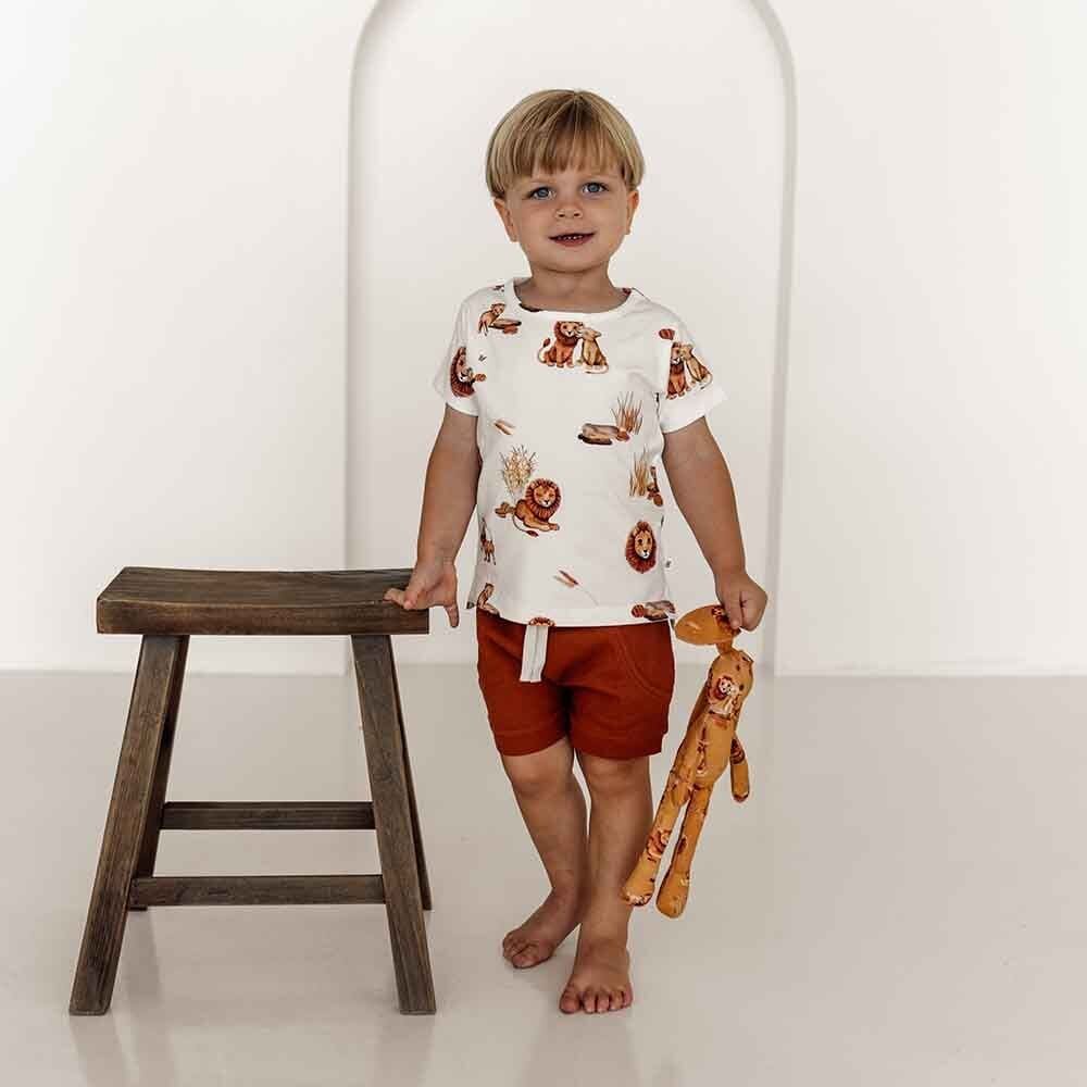 Lion Organic T-Shirt - Boys Baby Clothing
