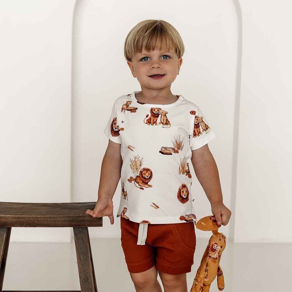 Lion Organic T-Shirt - Boys Baby Clothing