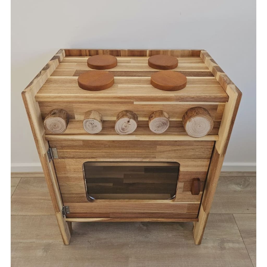 Natural Wooden Stove - Wooden Toys