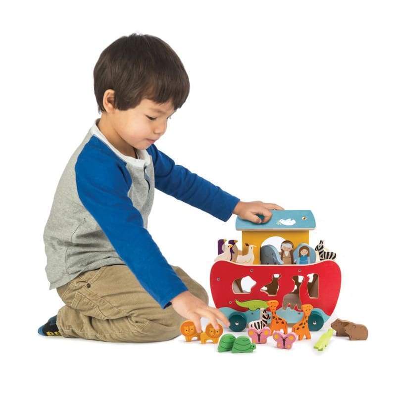 Noahs Shape Sorter Ark - Play&gt;Wooden Toys