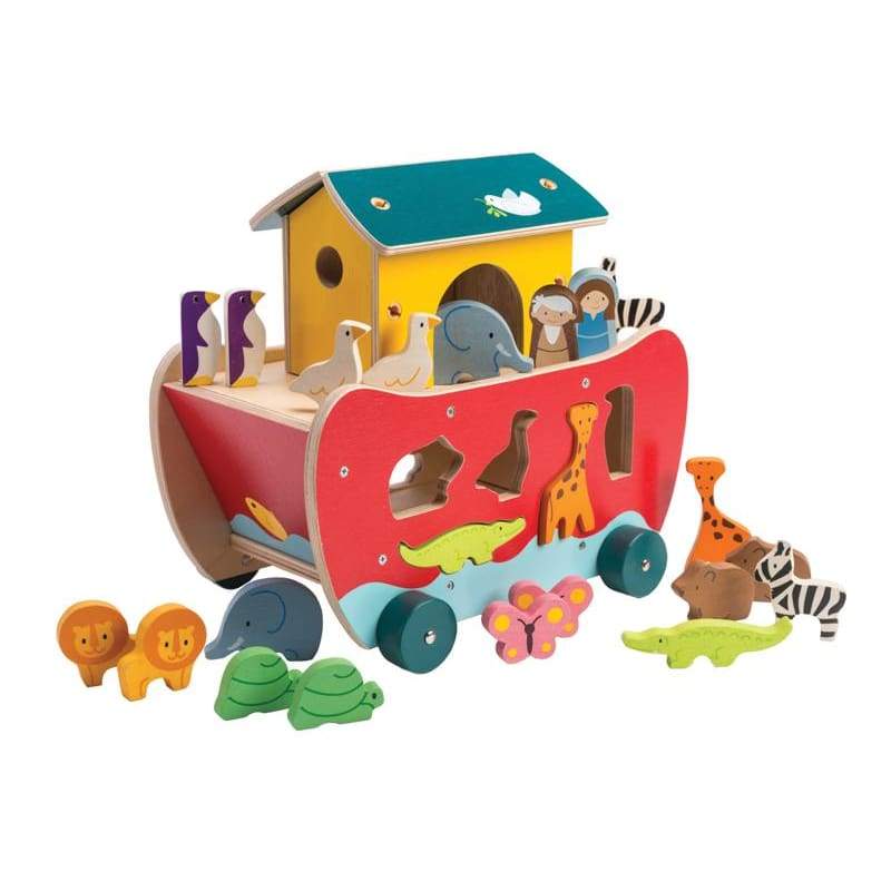 Noahs Shape Sorter Ark - Play>Wooden Toys