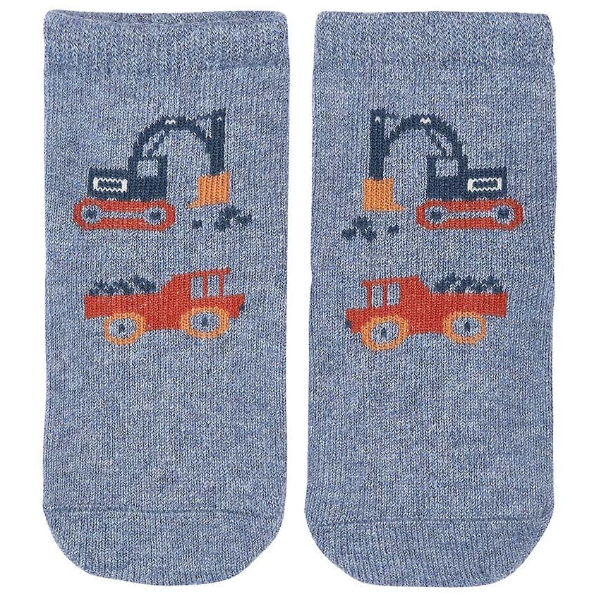 Organic Jacquard Ankle Socks - Big Diggers - Socks