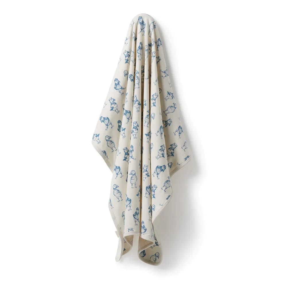 Petit Puffin Organic Bunny Rug - Muslins &amp; Swaddle Wraps