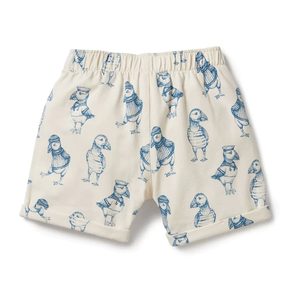 Petit Puffin Organic Short - Boys Baby Clothing