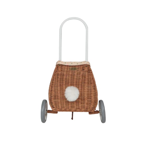 Rattan Bunny Luggy with Lining - Gumdrop