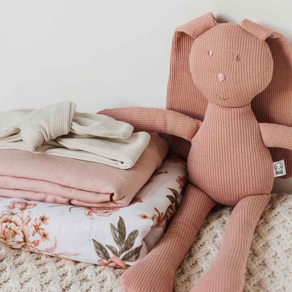 Organic Snuggle Bunny - Rose - Soft Toys