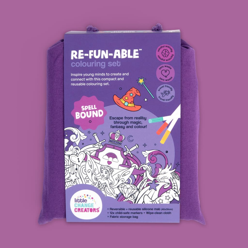 SPELLBOUND Re-FUN-able Colouring Set - Arts &amp; Crafts