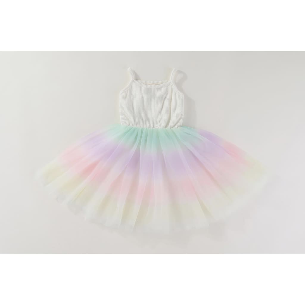Valentina Tutu Dress - Rainbow - Girls Clothing