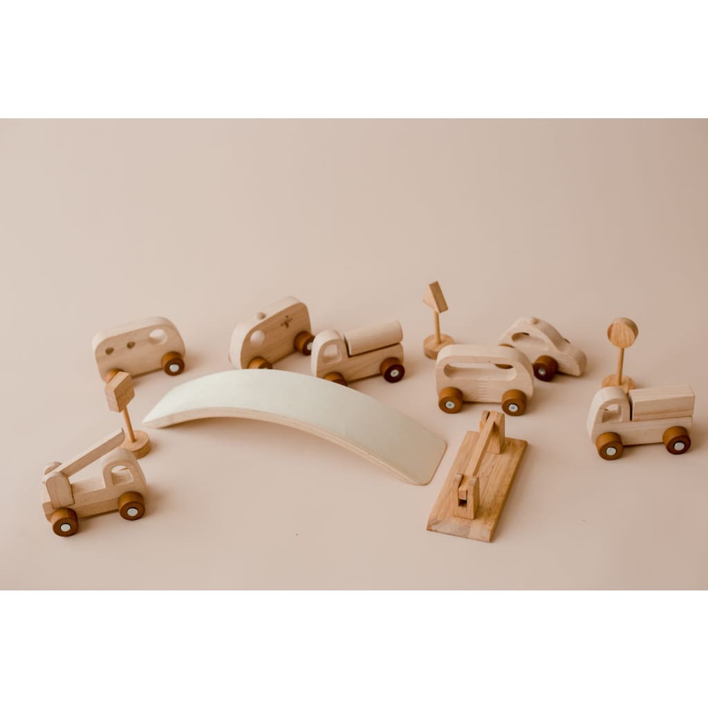 Vehicle Play Set - Wooden Toys