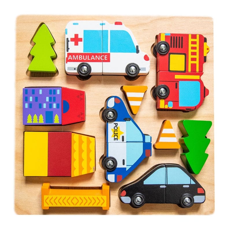 Vehicle Puzzle with Magnets - Puzzles