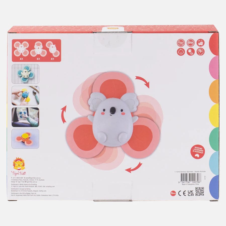 Sensory Spinners - Aussie Animals - Baby Toys