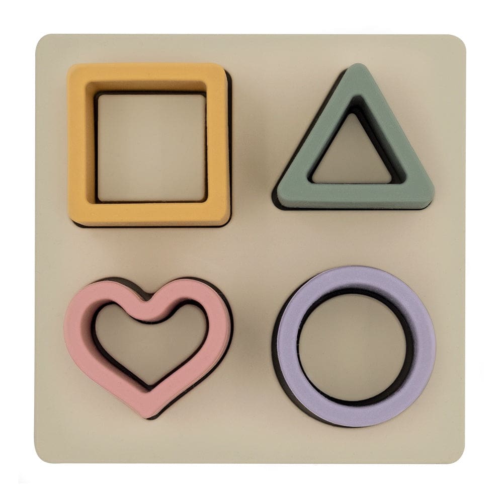 Silicone Shape Puzzle - Rose - Soft Toys
