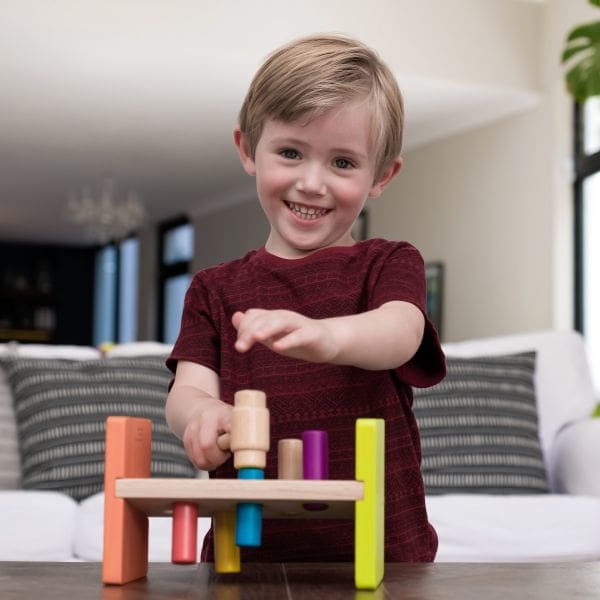 Wooden Pounding Bench - Wooden Toys