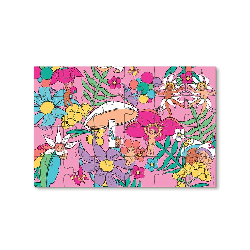 24 Piece Kids Puzzle - May Gibbs x Kasey Rainbow - Garden Party - Puzzles