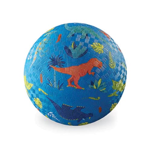 7 Inch Playground Ball - Dinosaur Land (Blue) - Toys