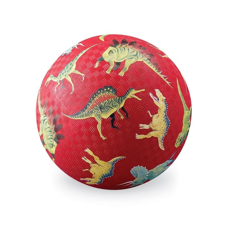 7 inch Playground Ball - Dinosaurs Red - Toys