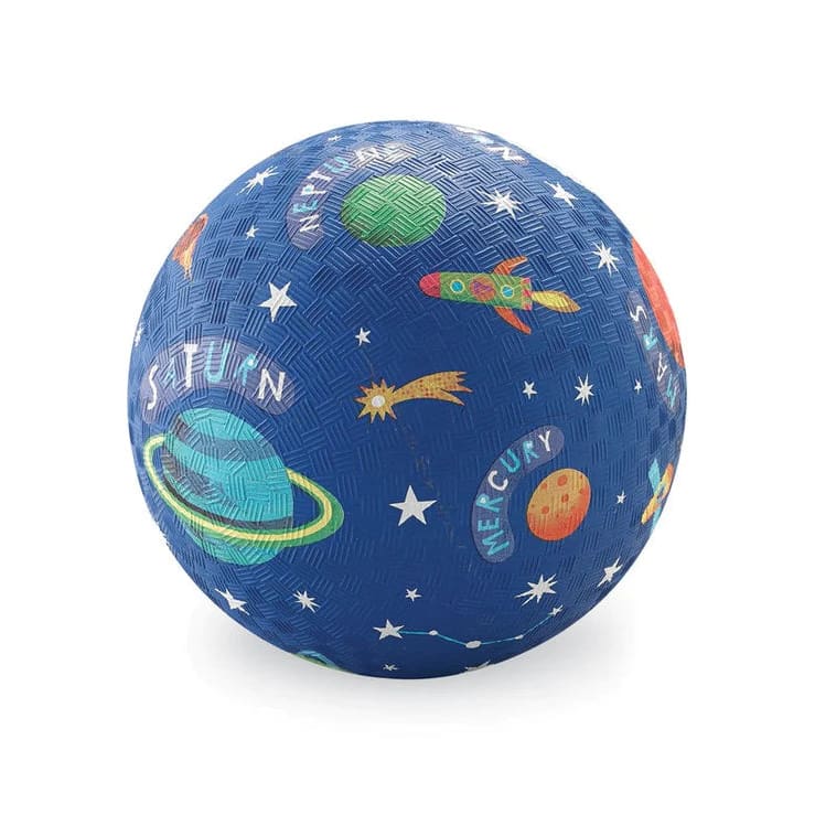7 Inch Playground Ball - Solar System (Blue) - Wooden Toys