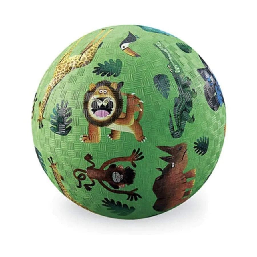 7 Inch Playground Ball - Very Wild Animals - Wooden Toys