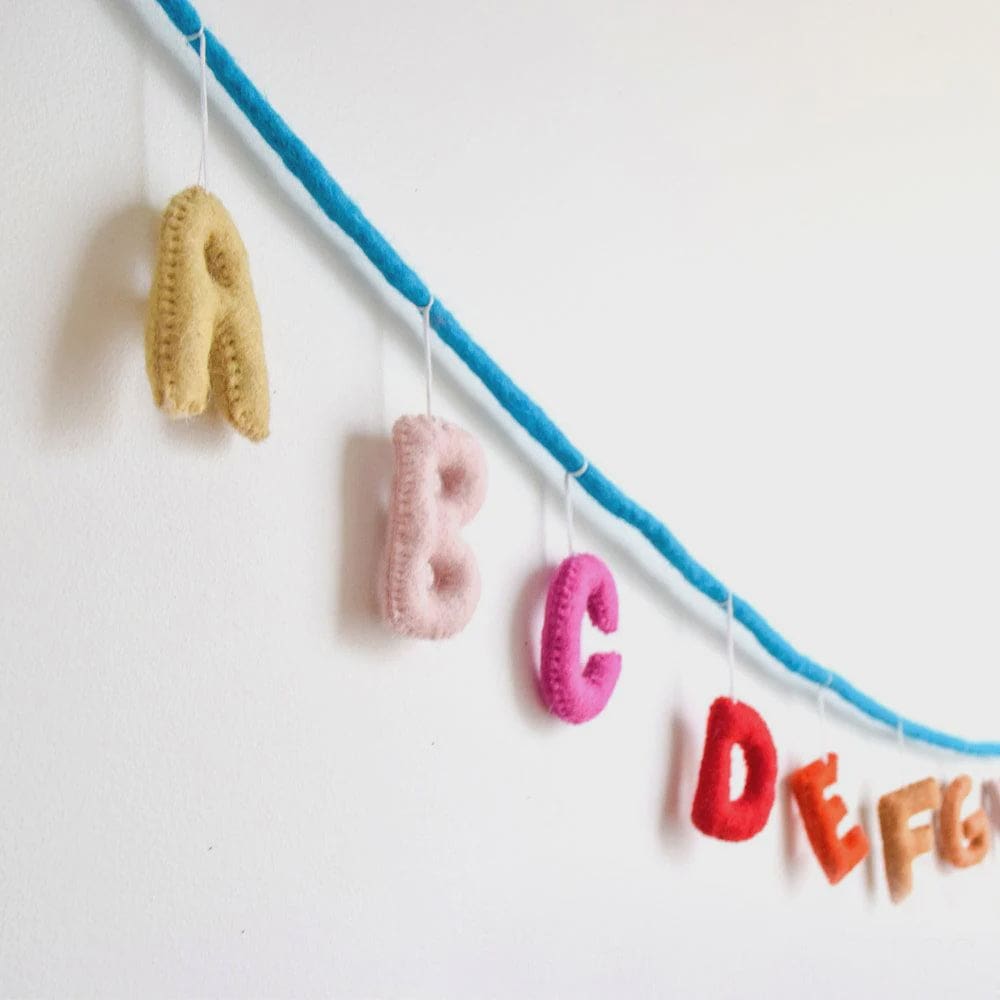 Alphabet Garland A to Z - Colourful - Counting