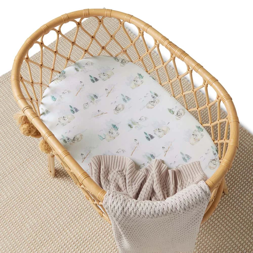 Arctic Organic Bassinet Sheet/Change Pad Cover - Bassinet &amp; Cot Sheets